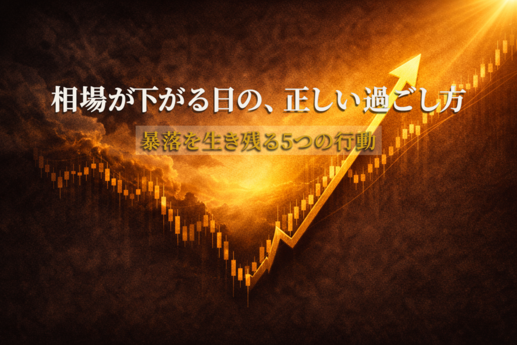 相場が下がる日の、正しい過ごし方