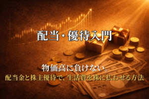 物価高に負けない。配当金と株主優待で、生活費を株に払わせる方法