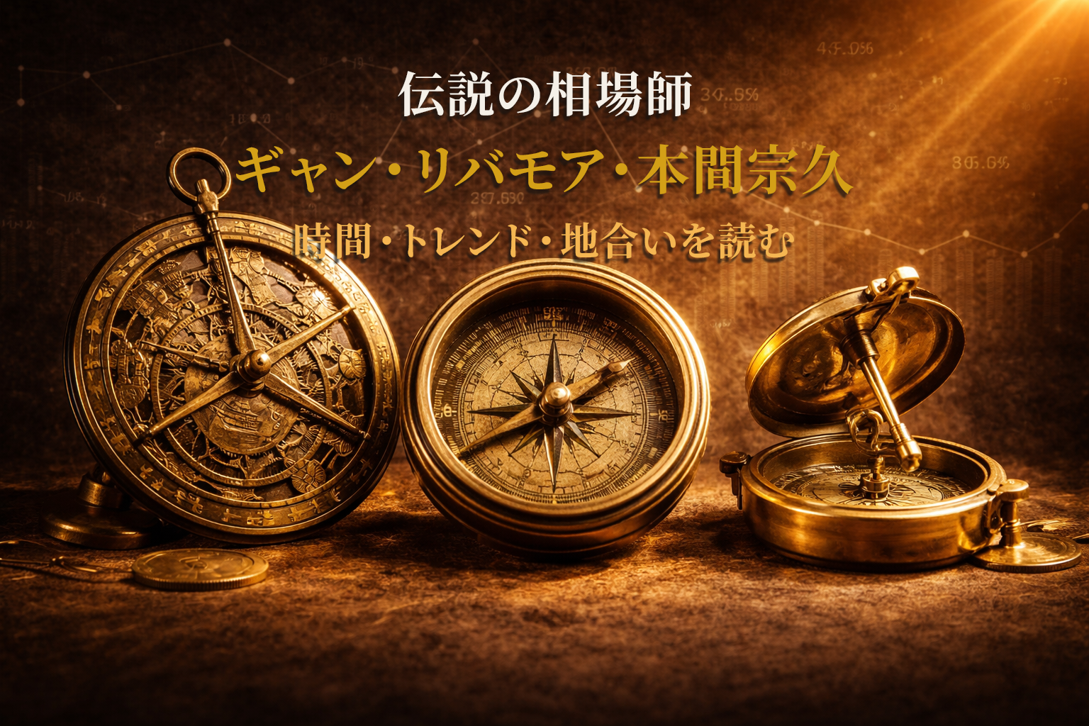 レジェンドたちの目|ギャン・リバモア・本間宗久