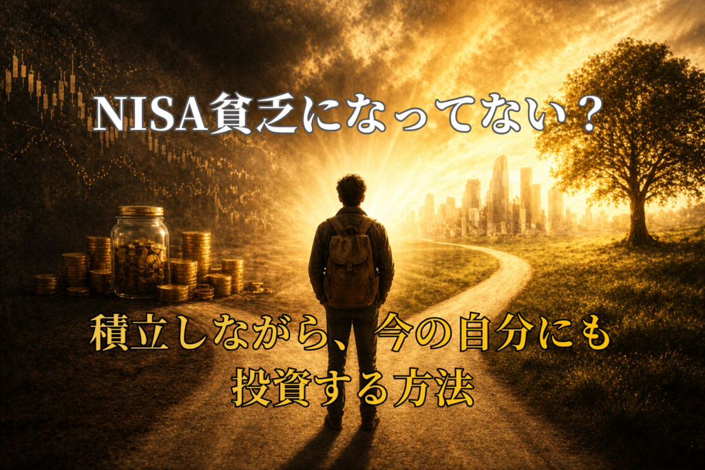 NISA貧乏になってない？ 積立しながら、今の自分にも投資する方法