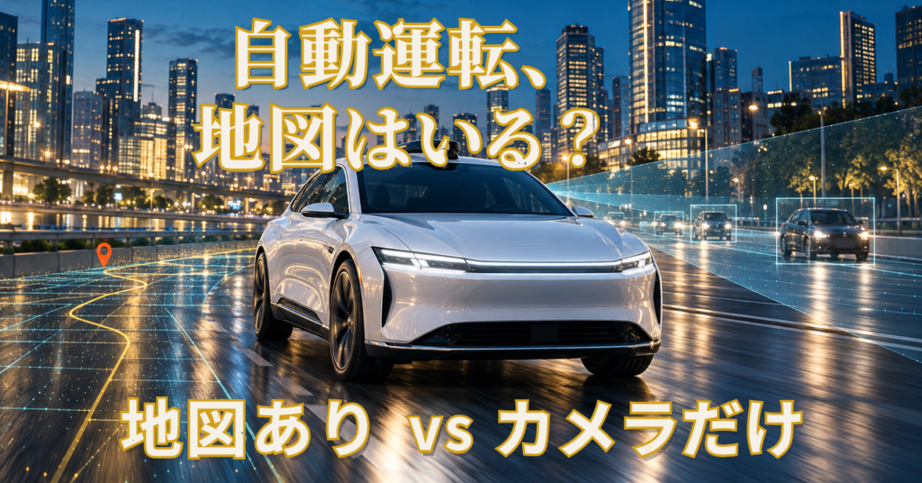 自動運転、地図はいる？　地図ありvsカメラだけ